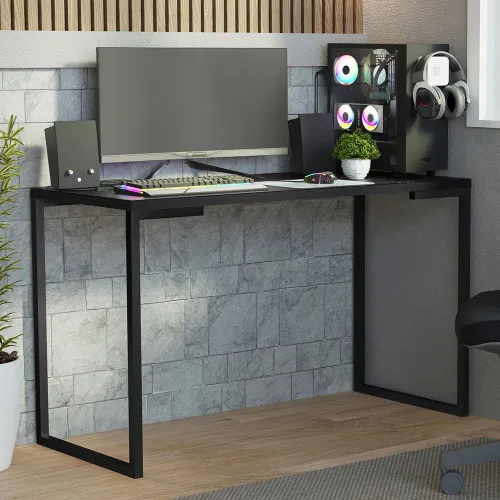 Mesa de escritorio Industrial Madera y Hierro 120cm - Escritorios y sillas de escritorio, Uruguay | Balton