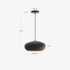 Lámpara de techo Inda de metal con acabado - negro Ø 30 cm en Negro - Lámparas colgantes, Uruguay | Kavehome, vista 6 de 6