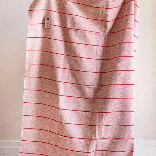 MANTA AUSTRIACA CHERRY STRIPES - 2.00 X 1.40 MTS - Textiles, Uruguay | La Iberica