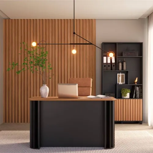 Escritorio Bolt en Negro, Beige y Blanco - Escritorios y sillas de escritorio, Uruguay | Casa Brava