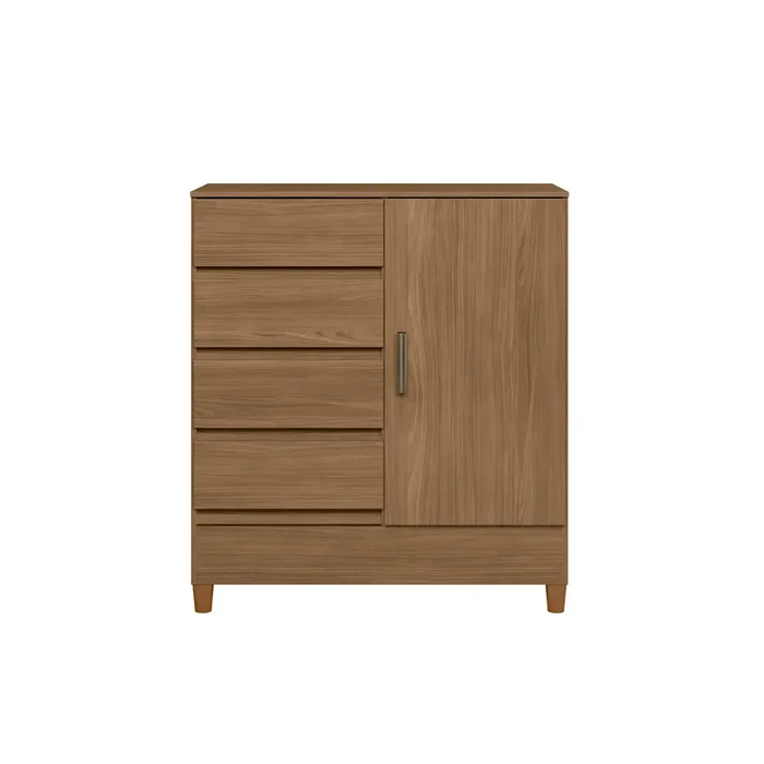 Comoda Cajonera Dormitorio 4 Cajones 1 Puerta en JEQUITIBA - Cómodas, Uruguay | Soy Hogar, vista 4