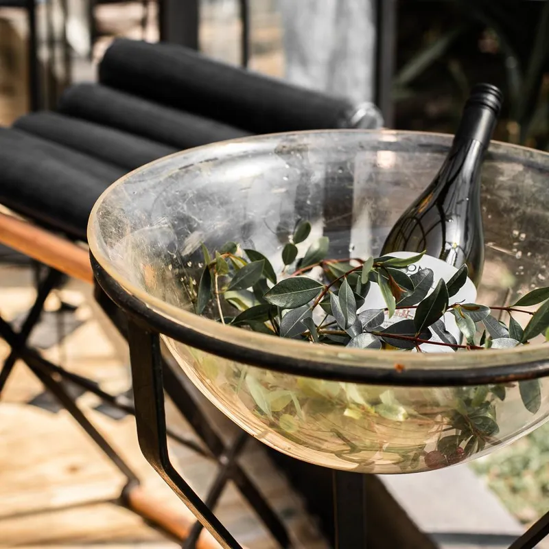 Champagnera chica - Zainas en Negro - Decoración, Uruguay | Zainas