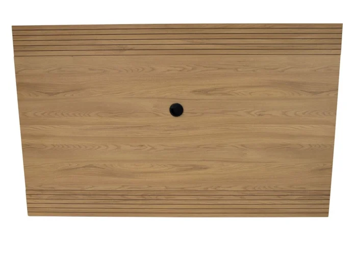Panel PLISSE 1.60m en Madera natural - Muebles para TV, Uruguay | Finkel