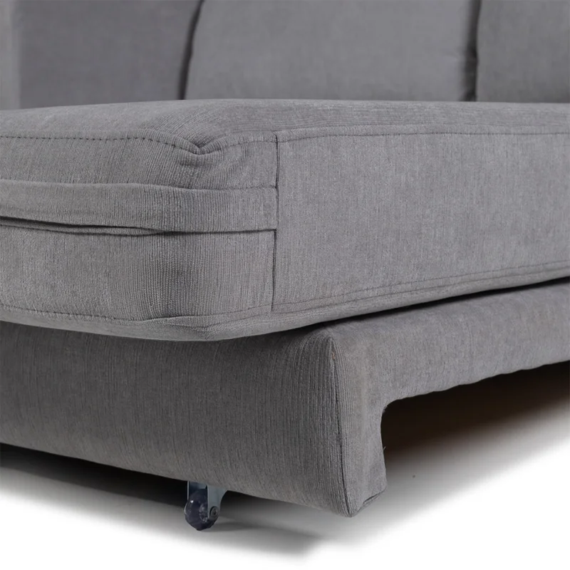 Sofá Cama Niki - Tela Microfibra - 10286 (Gris) en Gris - Sillones y sofás, Uruguay | Nyr, vista 5