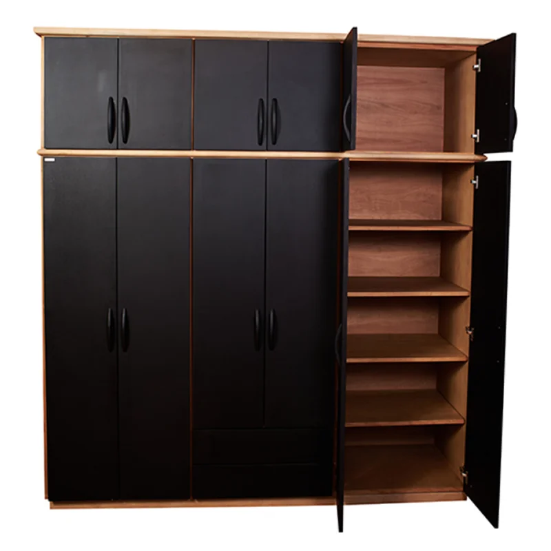 Placard 2,10 - 12 puertas — Serra Amoblamientos en Madera natural - Roperos y placares, Uruguay | Serra Amoblamientos, vista 3
