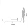 Rack 183cm Linea Lisboa 100% MDF - Muebles para TV, Uruguay | Balton, vista 11 de 11