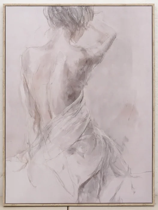 Cuadro Veil Ii, 60x80, Blanco Papel Tk25gg495b en Blanco - Decoración de pared, Uruguay | Divino