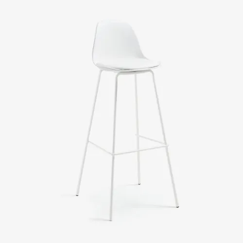 Taburete Brighter - blanco altura 75 cm en Blanco - Butacas, banquetas y puffs, Uruguay | Kavehome