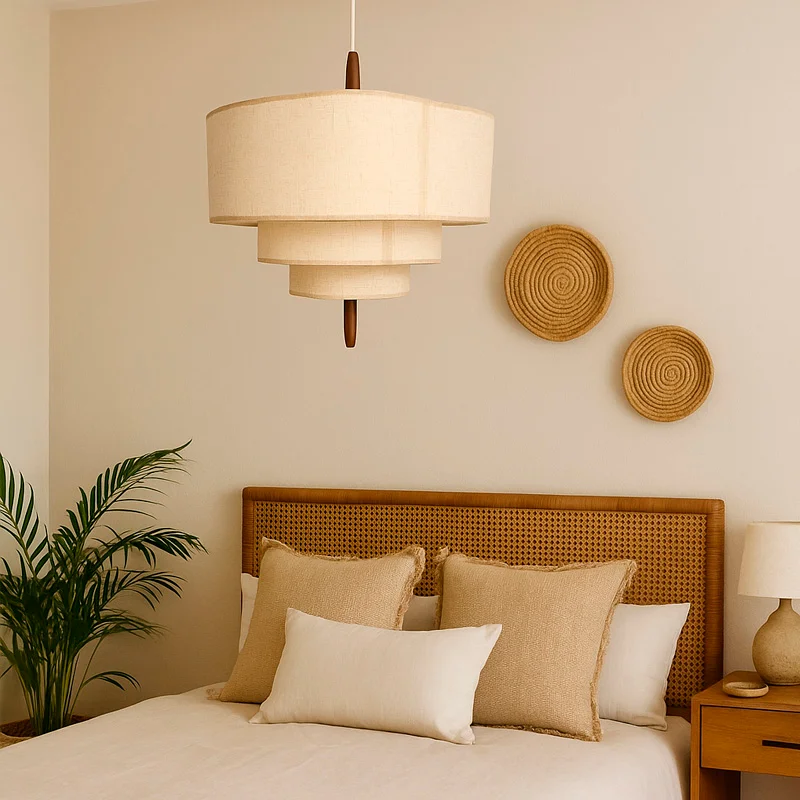 Lampara de techo Inna en Beige - Lámparas colgantes, Uruguay | Alta Gracia Deco, vista 5