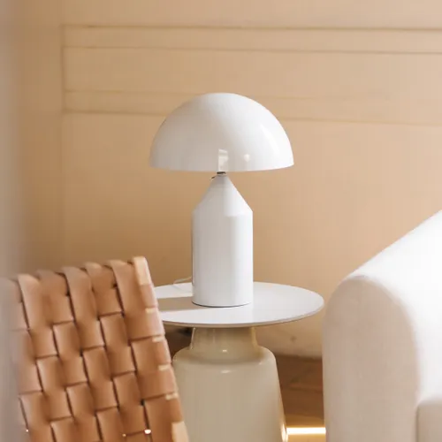 Luminaria Atollo en Blanco - Lámparas de mesa, Uruguay | Samic