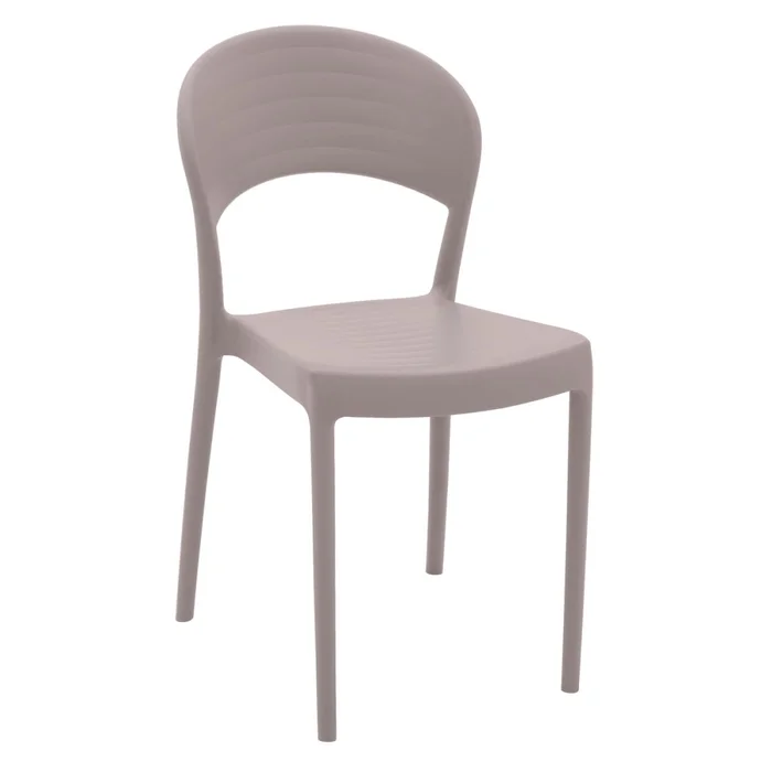 Silla Sissi Respaldo Cerrado en Polipropileno - Color beige - 92046/421 en Beige - Sillas, Uruguay | Champagne Home, vista 3