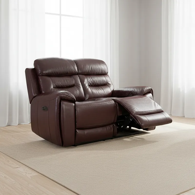 Sillón 2 Cuerpos Cuero Memphis Chocolate en Marrón - Sillones y sofás, Uruguay | Divino