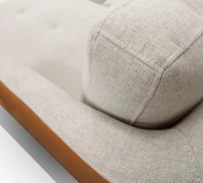 Sofá Con Chaise - Triunfo - 3 Cuerpos Marrón y beige - Chaise Izquierdo en Beige, Marrón - Sillones y sofás, Uruguay | Rústico Hogar, vista 3