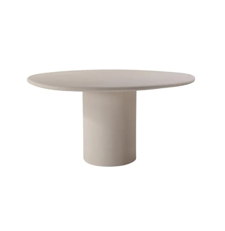 MESA COMEDOR LIPARI CEMENTO en Gris - Mesas de comedor, Uruguay | Masinfinito Casa