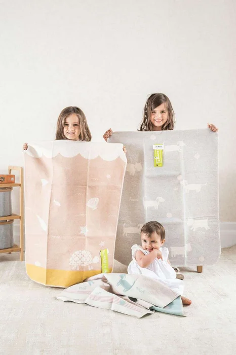 MANTA AUSTRIACA KIDS - SEA - ROSE en Rosa - Textiles, Uruguay | La Iberica, vista 2