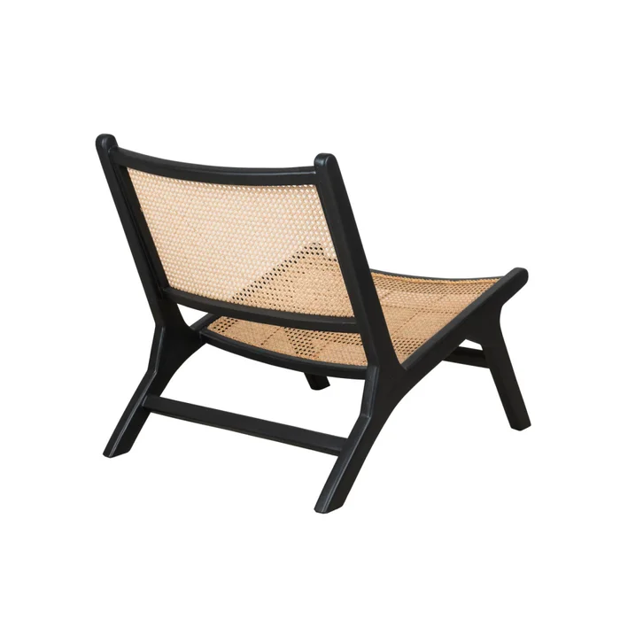 Butaca Rattan-y-madera Negro Komodo en Negro - Sillones y sofás, Uruguay | Divino, vista 5