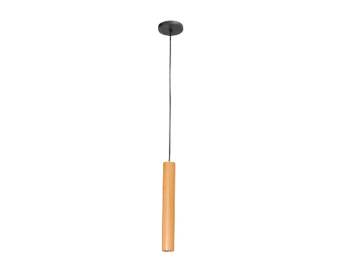 Lampara Colgante Point Castaño 35 cm en Madera natural - Lámparas colgantes, Uruguay | Berna home