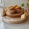 Pie de torta bajo de madera 25 cm - Decoración, Uruguay | Dreams On Time, vista 1 de 11