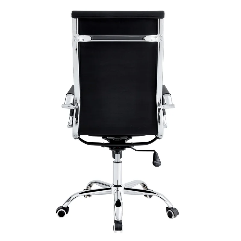 Asiento De Oficina Pu Negro D-101/hy-529 en Negro - Sillas de escritorio, Uruguay | Divino, vista 4
