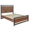 Cama Queen Madera Marron Willow en Marrón - Dormitorio, Uruguay | Divino, vista 2 de 4