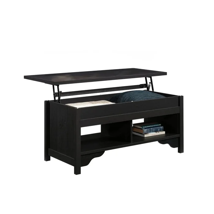 Mesa Ratona Articulada 4V Sauder en Negro - Mesas de living, Uruguay | Ecowood