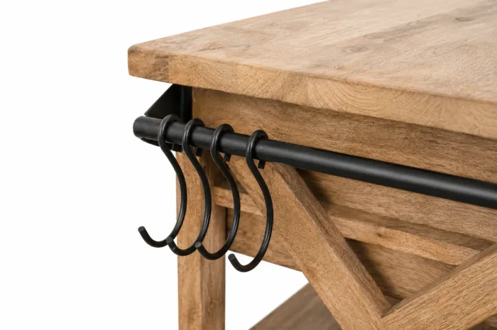 A177 Barra 118x45x95 en Madera natural - Mesas de comedor, Uruguay | Victoriana, vista 5