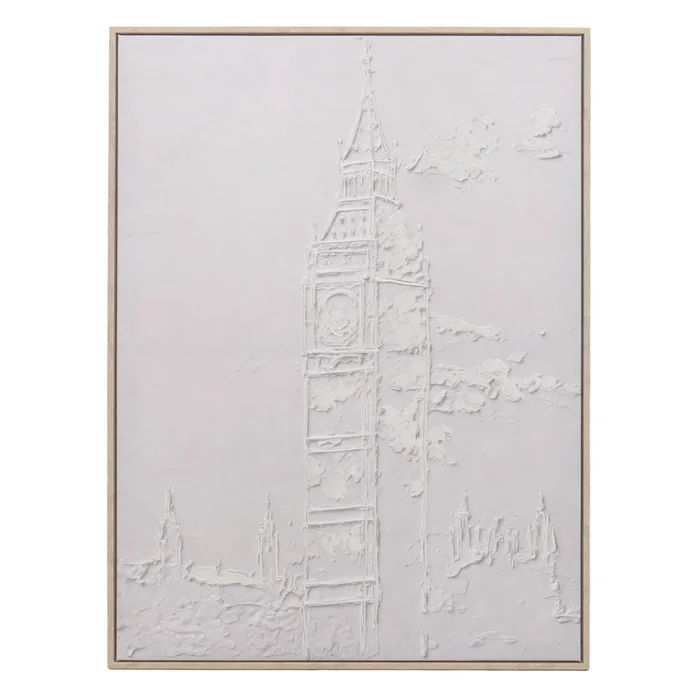 Cuadro City Ii, 60x80, Blanco Papel Tk25gg509a en Blanco - Decoración de pared, Uruguay | Divino