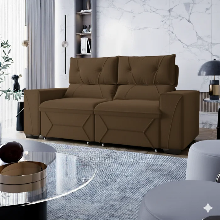 Sofa Dalaman 2,06m en Violeta, Azul Marino, Pena, Linho, Animalle - Sillones y sofás, Uruguay | Casa Brava, vista 7