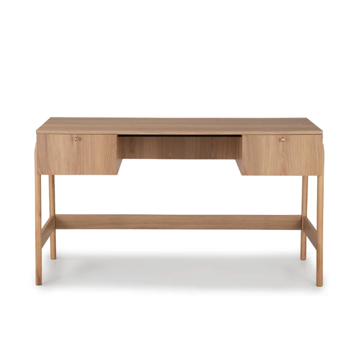 Escritorio Oslo Liso - Natural en Marrón - Escritorios y sillas de escritorio, Uruguay | NYR, vista 3
