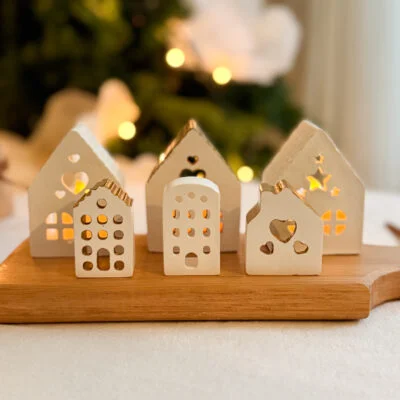 Casitas navideñas x 6 en Blanco - Decoración, Uruguay | Dreams On Time, vista 7