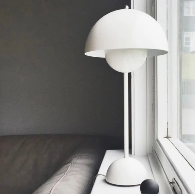 Lampara metal BOLL de mesa en Blanco - Lámparas de mesa, Uruguay | Simple Deco, vista 7