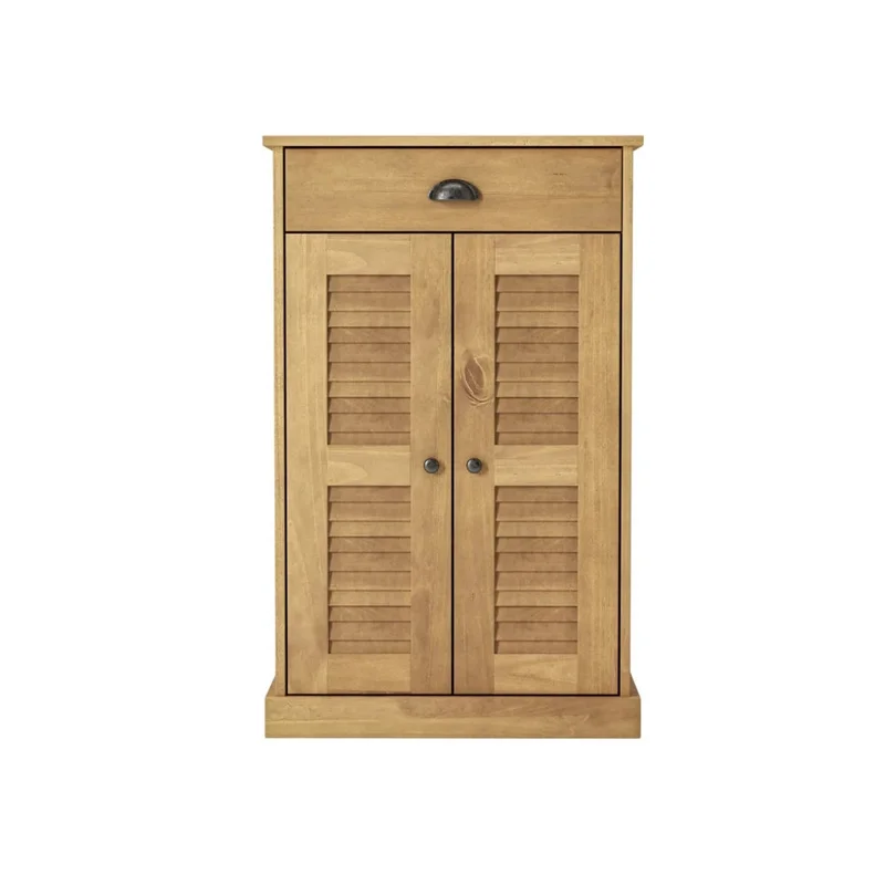 Zapatera - 2 Puertas - 1 Cajón - Línea Oslo - Natural en Madera natural - Aparadores y recibidores, Uruguay | Ecowood, vista 3