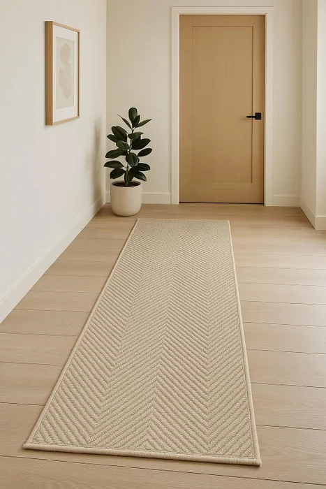 ALFOMBRA BALI BEIGE RECTANGULAR 66cmx 180cm en Beige - Alfombras, Uruguay | Indrana