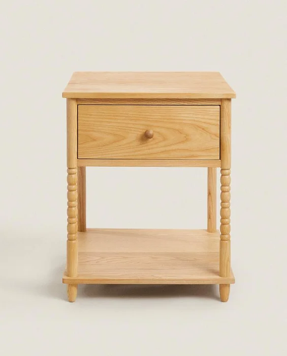 MESITA NOCHE DE MADERA en Madera natural - Mesas de luz, Uruguay | Zara Home, vista 2