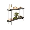 Mesa de arrime en MDF y Metal - Charlote Gris en Gris - Mesas de arrimo, Uruguay | Ecowood, vista 1 de 2