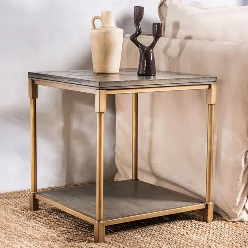 Mesa auxiliar Alessia en Madera natural - Mesas de living, Uruguay | Satec