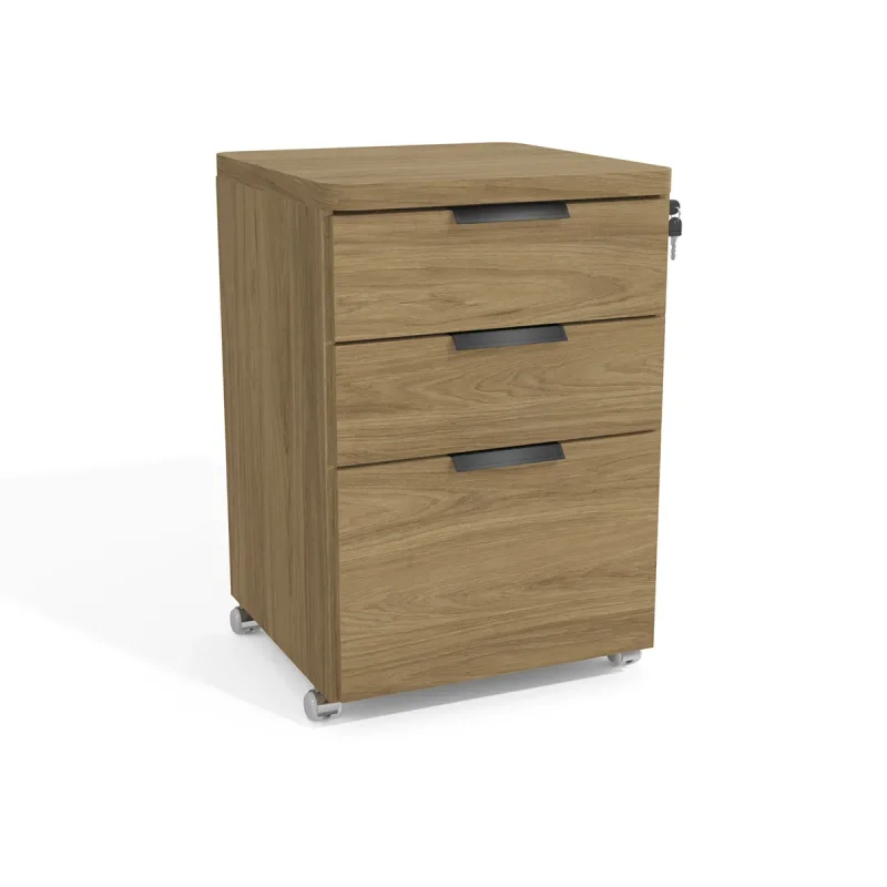 Armario Móvil para Oficina 3 cajones - Versatil en Madera natural - Escritorios y sillas de escritorio, Uruguay | Delta Center, vista 3