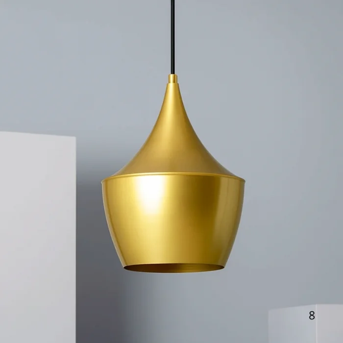 Luminaria Colgante Geisha 2 Golden ø 20 cm en Amarillo - Lámparas colgantes, Uruguay | Unilux, vista 2