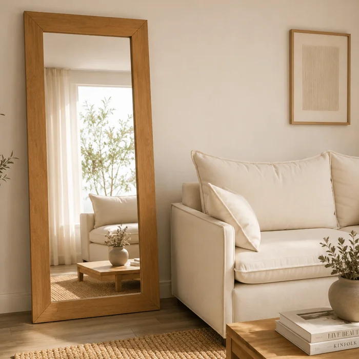 ESPEJO RECTANGULAR en Madera natural - Espejos, Uruguay | Forum Design, vista 2