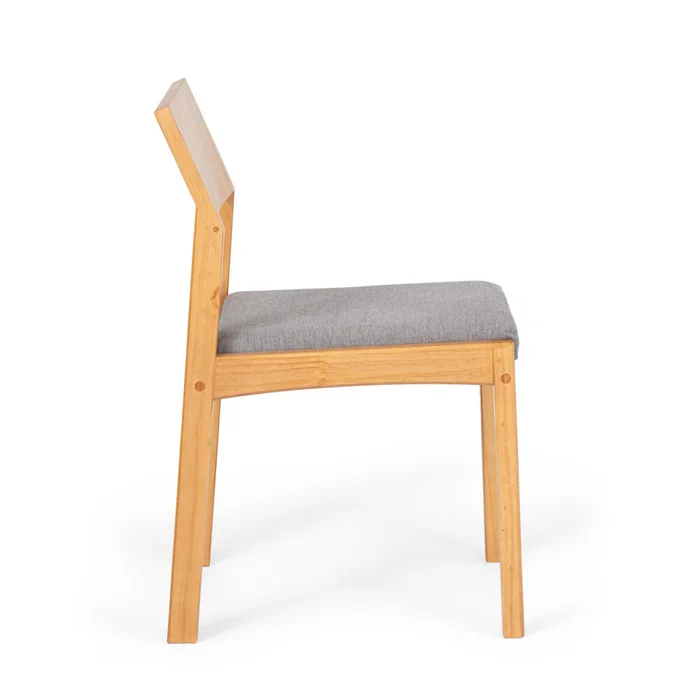 Silla Less (Set X2) en Madera natural - Sillas, Uruguay | Casa Brava, vista 4
