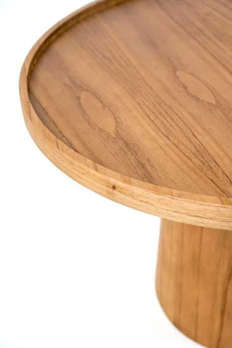 MESA DE LIVING ELARA ALTA CINAMOMO NATURAL 60X60X42H CM en Madera natural - Mesas de living, Uruguay | Vinibel, vista 3