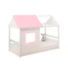 Cama Casita 1 Plaza - Tota B137 - Blanco/Rosa en Multicolor - Dormitorio, Uruguay | Rústico Hogar, vista 1 de 4