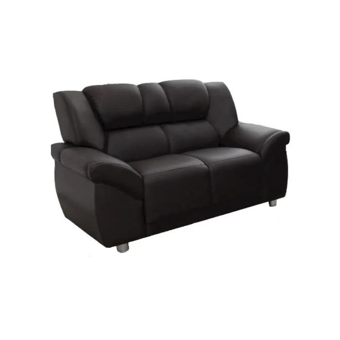 Sillon 2 Cuerpos Sofa Córdoba Pu Negro en Negro - Sillones y sofás, Uruguay | Soy Hogar