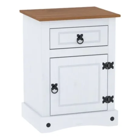 Promo 2 Mesa De Luz Linea Naturale - BLANCO en Blanco - Mesas de luz, Uruguay | La Cueva Muebles, vista 13