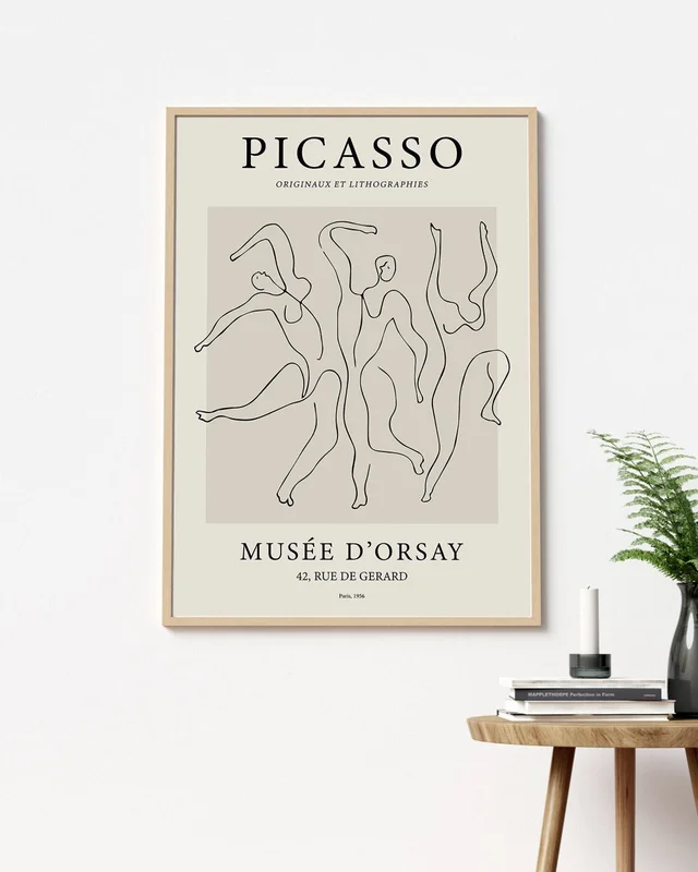 Pablo Picasso - The Three Dancers en Beige - Láminas, Uruguay | La Cuadrería, vista 4