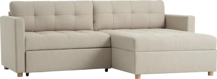 Sofá cama chaise longue TEGLHUSE beige en Beige - Sillones y sofás, Uruguay | JYSK