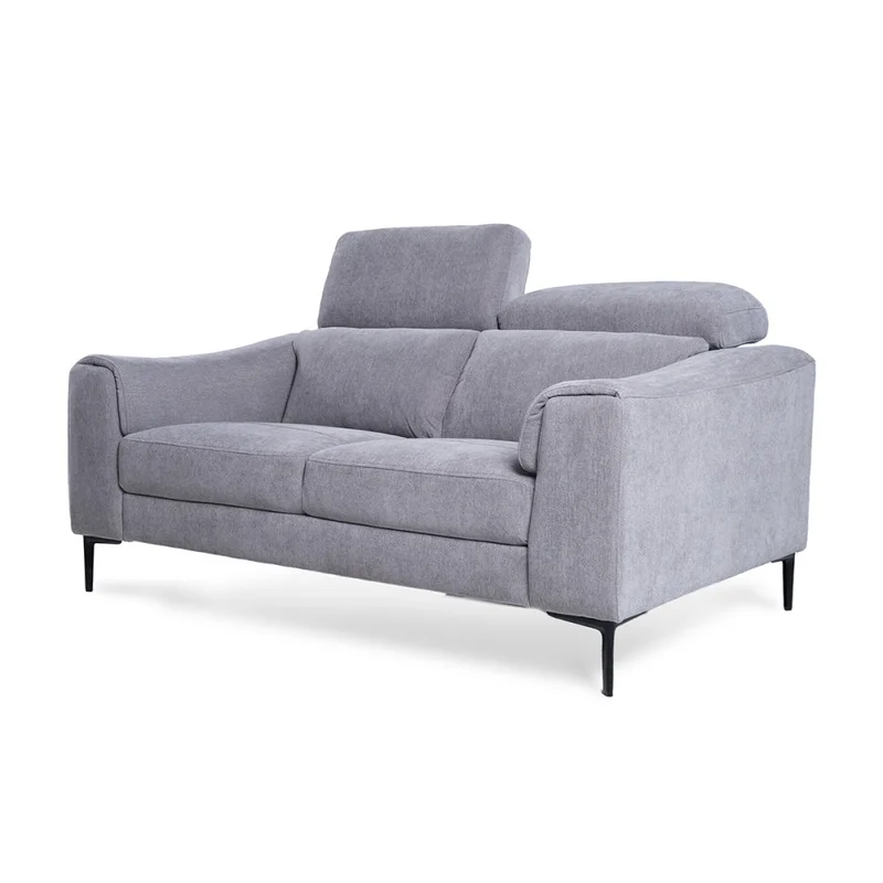 Sofá Hashtag - Tela Microfibra - 2 cuerpos - 6686-7 Gris en Gris - Sillones y sofás, Uruguay | NYR, vista 3