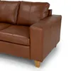 Sofá Royale - Cuero Básico - 2 cuerpos - 457 (Brandy) en Marrón - Sillones y sofás, Uruguay | NYR, vista 3 de 3