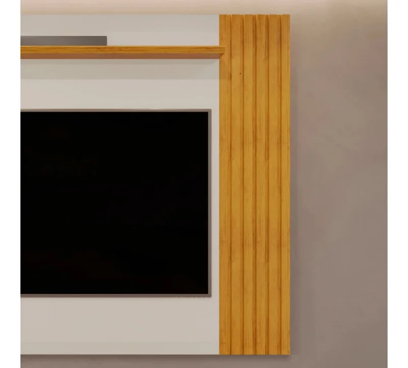 Panel para TV Agnes - Terminación Bali/Cedro - Muebles para TV, Uruguay | Ecowood, vista 4