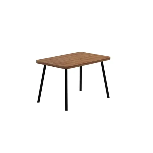 Mesa Stellar Rectangular - Negro en Madera natural - Mesas de comedor, Uruguay | Rústico Hogar
